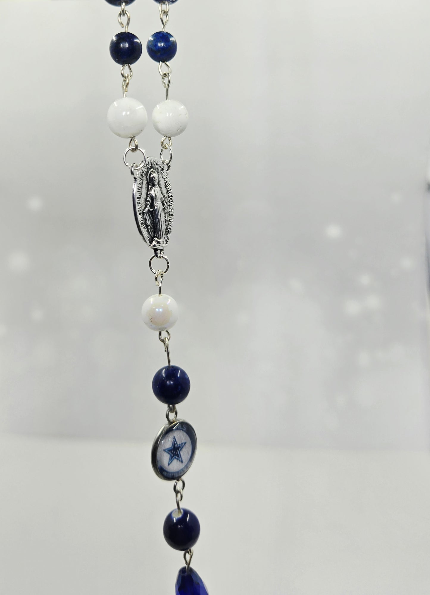 Dallas Cowboys Inspired Football Rosary